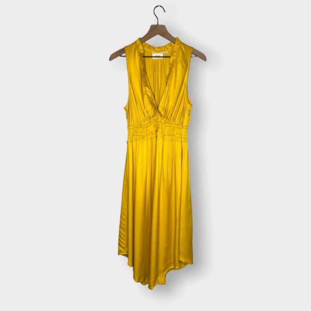 Maeve La Habana Yellow Midi Dress